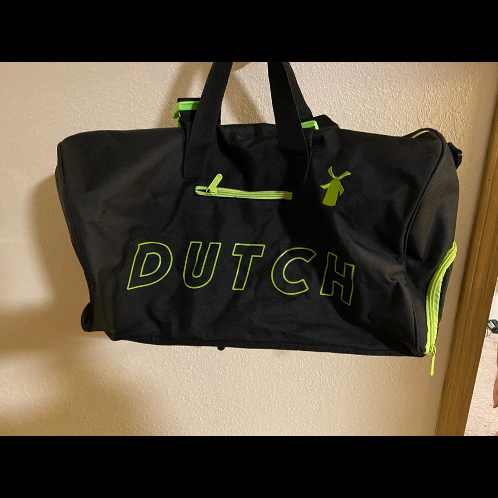 Dutch bros duffel bag